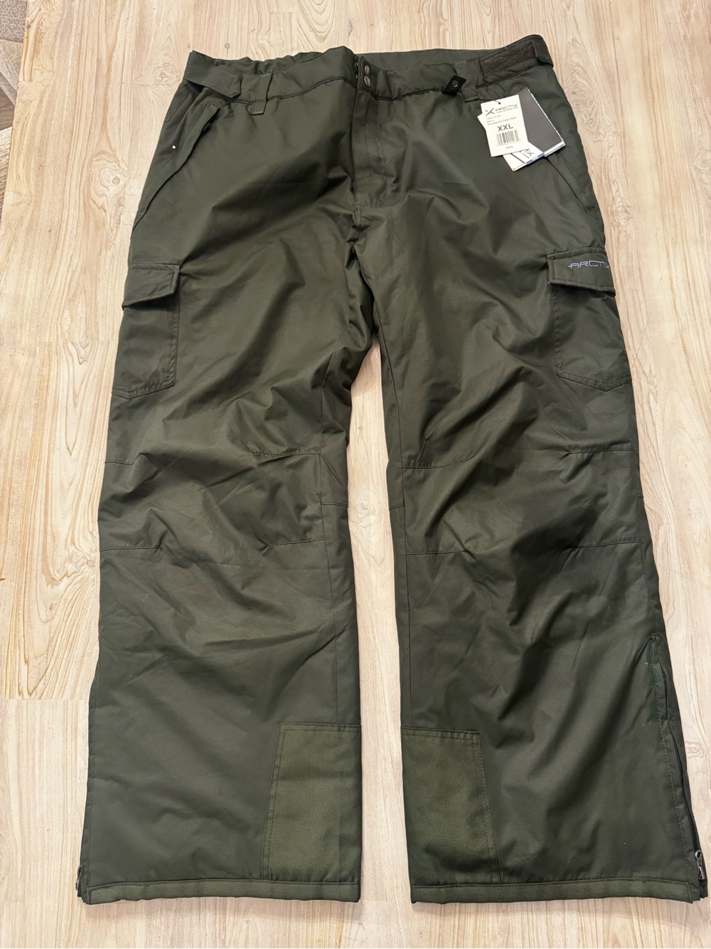 Arctix Olive Cargo Snow Pants - Dark Olive Green
